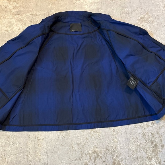 Annette Görtz ‘Main Jacket’ Blue & Black 3/4 Sleeve Button Up Jacket Size Large - Picture 9 of 16